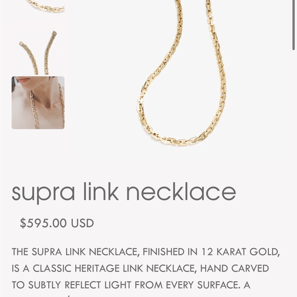 Eddie Borgo Supra Link Necklace & Earrings Set - Picture 4 of 9